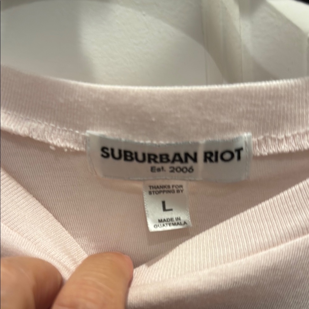 Sub_Urban Riot Light Pink Tee - Picture 2 of 3